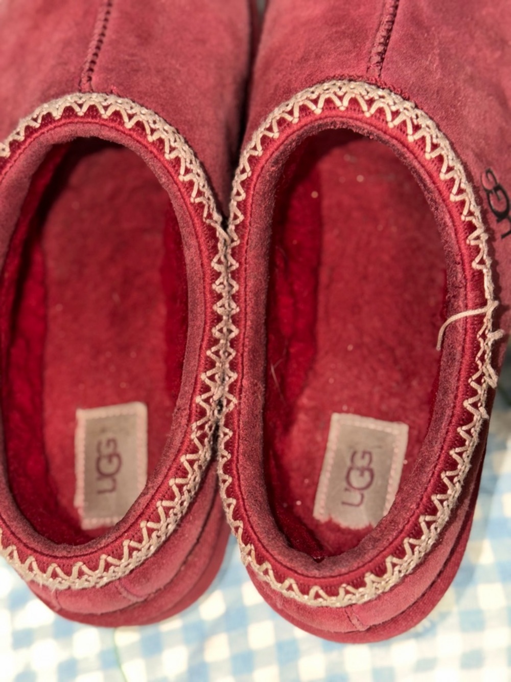 UGG Tasman Slippers-Red - Picture 3 of 5